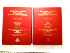 THE LIBRETTI OF MOZART'S COMPLETED OPERAS by Nico Castel Vol 1 & 2 HC 1997 picture