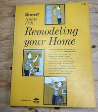 SUNSET Book Ideas for “REMODELING YOUR HOME” Mid Century Modern 1st Ed Paperback picture