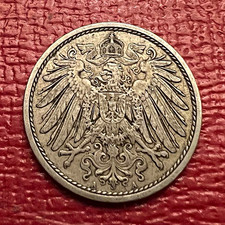 1912 🇩🇪  German Empire 10 Pfennig Copper-Nickel Coin KM#12 Eagle - Lot D22g picture