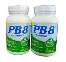 2x PB8 Probiotic 120 Vegetarian Capsules, Digestive Health 14 Billion CFU *DATE* picture