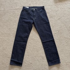Mens Gap Jeans 29x30 GapFlex Blue Dark Rinse Straight Stretch Denim Casual picture