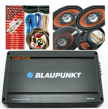 BLAUPUNKT AMP1604 4 CH 1600W AMP + 4x AB-790 6