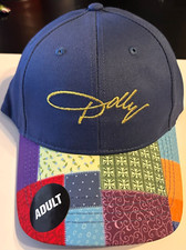 2026 Dollywood Exclusive Dolly Coat of Many Colors Adult Baseball Hat  Blue Top picture