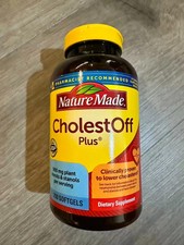Nature Made CholestOff Plus 900 mg 210 Softgels Lower Cholesterol picture