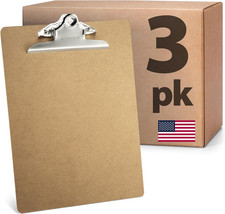 Recycled Wood Clipboard, Letter Size, 9