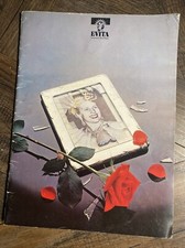 1980 EVITA MUSICAL SOUVENIR PROGRAM BROCHURE PRINCE EDWARD THEATRE picture