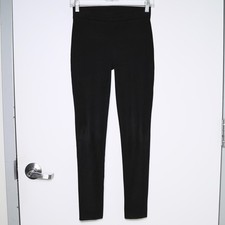 WOLFORD - Black Faux Suede Leggings Skinny Stretch Ankle Pants - Women's US 4 🔥 picture