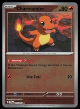 Charmander 011/094 Common Phantasmal Flames Pokemon Reverse Holo Near Mint picture