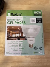 MAXLITE 33016 SKR3823FLWW PAR38 CFL - 23 Watt - 100W Equal - FloodMax picture