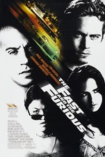 2001 The Fast And The Furious Movie Poster 11X17 Paul Walker Vin Diesel 🚓🍿 picture
