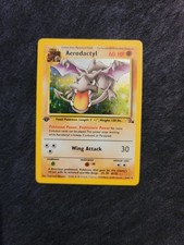 *LP* Aerodactyl Holo - Fossil - 1/62 FIRST EDITION picture