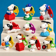 2018 MCDONALD’S SNOOPY PEANUTS COMPLETE SET OF 10 HAPPY MEAL TOYS NEW COLLECTIBL picture