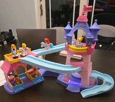 Disney Princess Fisher Price Little People Klip Klop Castle Works w/All Figures picture