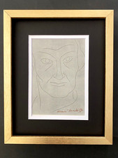 HENRI MATISSE CIRCA 1954 AWESOME SIGNED PRINT MATTED AND FRAMED + BUY IT NOW picture