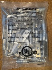 50 Pack Izzy Lugs I2S2-14 2-Hole Copper Compression Lug 1/4