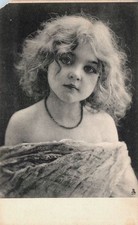 Vintage Edwardian Woman Glamour Portrait RPPC Style Postcard picture