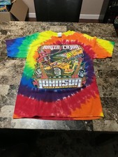 Jason Johnson RAGIN CAJUN Racing Double Sided Tie Dye T-Shirt Men’s Large picture