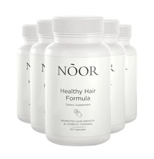 5-Pack NOOR Healthy Hair Formula - NOOR Hair Growth Support Capsules - 300Caps picture