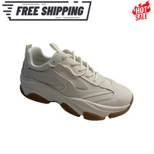 MNYC Men's Dad Athletic Sneakers Casual Comfort Shoes Cream (Size 8-13) picture