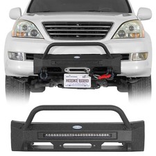 Stubby Steel Front Bumper w/ Winch Plate & Light Bar Fit 2003-2009 Lexus GX470 picture