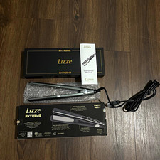 Lizze Extreme Flat Iron Hair Straightener 480°F Black w/ Box & Manual picture
