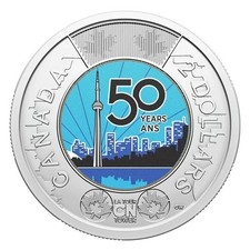 2026 Canada $2 Coin CN Tower Glow in the Dark Toonie – Uncirculated 🪙🍁 picture