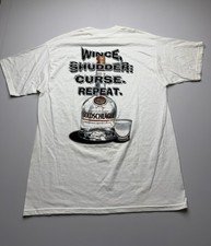 Vintage Goldschlager Shirt Mens XL White Liquor Graphic Tee Tultex 1997 VTG picture