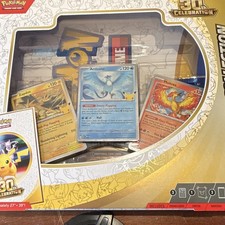 Pokémon TCG 30th Celebration Poster Collection Box Promo Articuno Zapdos Moltres picture