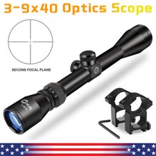 3-9x40 Hunting Rifle Scope Duplex Crosshair Reticle Optical Gun Scope with Mount picture