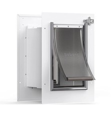 Baboni Pet Door for Wall - Small, 2-Flap | New In Box | Weatherproof Steel Frame picture