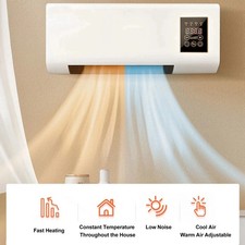 2-in-1 Portable Air Conditioner Heater Cooling Fan Wall Mounted AC RV Home picture