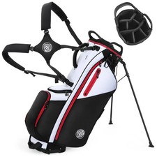 Sturdum Golf Stand Bag 7-Way Full Dividers 900D Cooler Pockets Ergonomic Strap picture