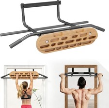 2 in 1 Hang Board Rock Climbing Hangboard with Door Way Pull Up Bar picture