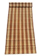 Del Mar Vintage MCM Wooden Woven Loom Crafted Window Shade Blind Roman 31x64 picture