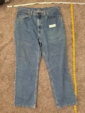 VTG L.L.Bean Men's 36x30 Blue Jeans 100% Cotton Classic Denim picture