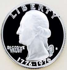⭐️1976⭐️SILVER⭐️PROOF WASHINGTON⭐️TOP KNOTCH DCAM⭐️THICK CAMEO⭐️BEST EVER⭐️ picture