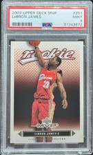 2003 Upper Deck MVP #201 LeBron James Rookie PSA 9 Mint INVEST📈📈🔥🔥 picture