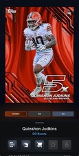 [DlGITAL CARD] TOPPS NFL COLLECT GO BOOSTS WEEK 4 ICONIC QUINSHON JUDKINS BROWNS picture