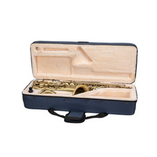 Crossrock Bb Tenor Saxophone Foam Case | Lightweight Blue Gig Bag picture