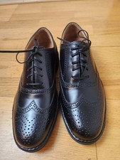 New Rockport Dressport Black Leather Oxford Wingtip Shoes Mens Size US 8.5W picture