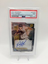 2024 Bowman Chrome Prospect Autograph #CPAPS Paul Skenes MINT 9 picture