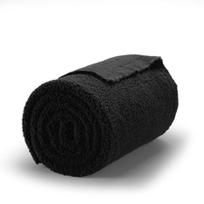 Sherpa Fabric 2 Yard X 63 Inch Faux Lambskin Thermal Lined Black Fur Sherpa Flee picture