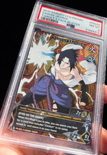 2010 Naruto CCG PROMO PR055 FOIL Sasuke Uchiha NM-MT 8 PSA91664217 Authentic picture