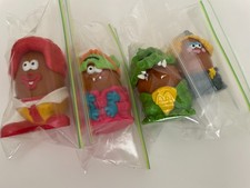 McDonald's 1990's Halloween McNugget Buddies Toy Lot of 4 picture