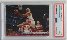 1996 Topps Stadium Club Dennis Rodman #130 - PSA 9 (POP 9) picture