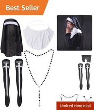 Sister Mary Joseph Costume Accessory Kit – Complete Nun Outfit Essentials picture