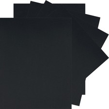 25 Sheets Black Cardstock Paper 8.5 x 11 inches, 250 GSM/92 lb Thick Card Stock picture