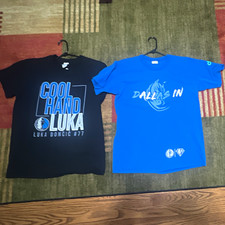 Mavericks Luka Dončić Lot 2 Shirt Cool Hand Luka Large - Dallas In Playoff XL picture