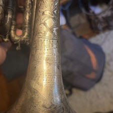 King Improved Model Cornet Silver-Plated Brass Bell Professional picture