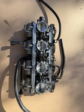 2000 Kawasaki ZRX1100 Keihin Carburetor Rack Carbs Set OEM Needs Service picture
